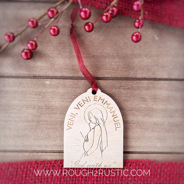 Veni, Veni Emmanuel Engraved Ornament