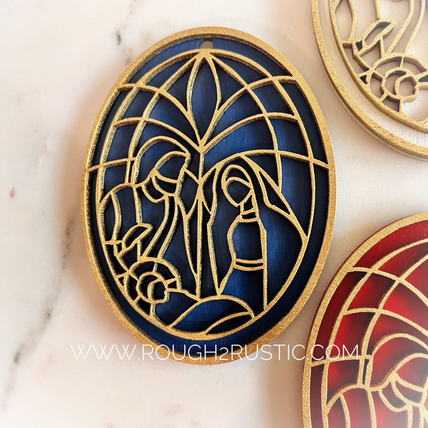 Holy Family Ornament Set