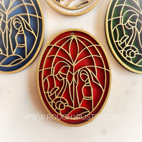 Holy Family Ornament Set