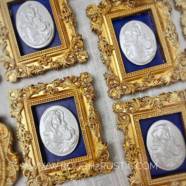 Gold Framed Intaglio Ornaments