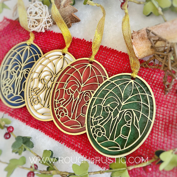 Holy Family Ornament Set