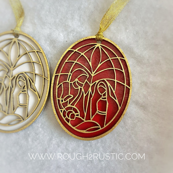 Holy Family Ornament Set