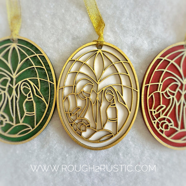 Holy Family Ornament Set