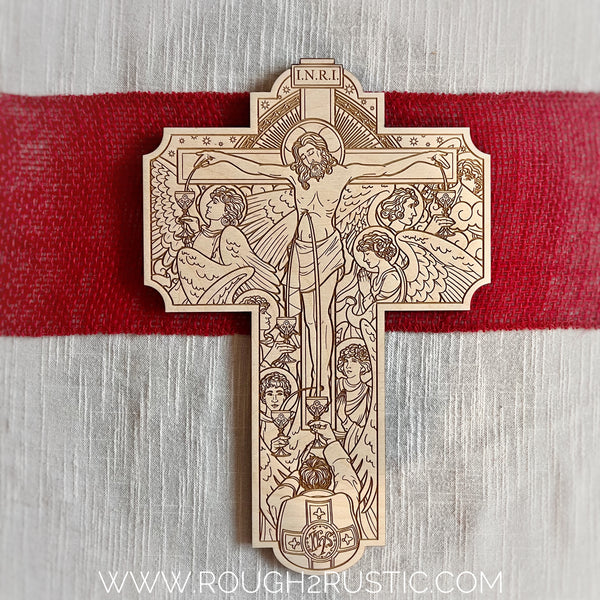 Brightly Hude Calix Crucifix