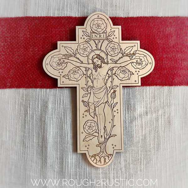 Brightly Hude Radix Crucifix
