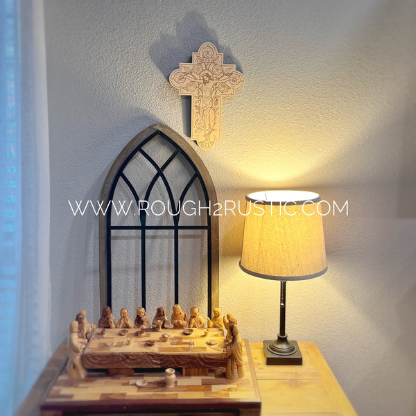 Brightly Hude Radix Crucifix