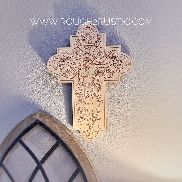 Brightly Hude Radix Crucifix
