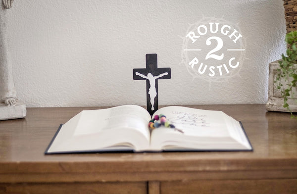 5.5 Inch Standing Traditional Style Crucifix