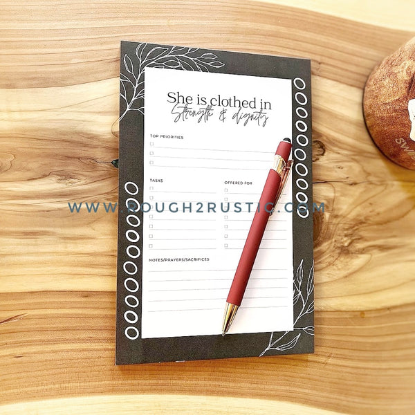 "My Daily Offerings" Daily Planner Tear Off Sheets - 4 Design Options