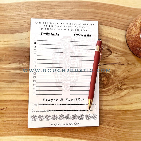 Variety Pack "My Daily Offerings" Daily Planner Tear Off Sheets - 4 Design Options