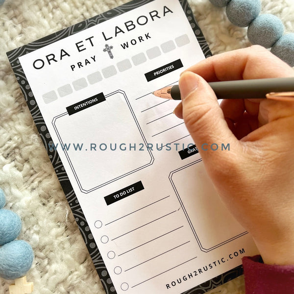 Variety Pack "My Daily Offerings" Daily Planner Tear Off Sheets - 4 Design Options