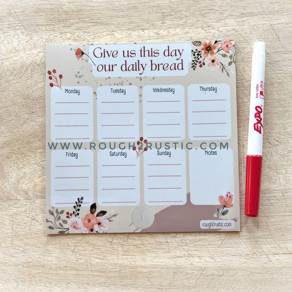"My Daily Offerings" XL Dry Erase Magnets