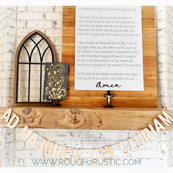 Wood Nativity Portrait 1