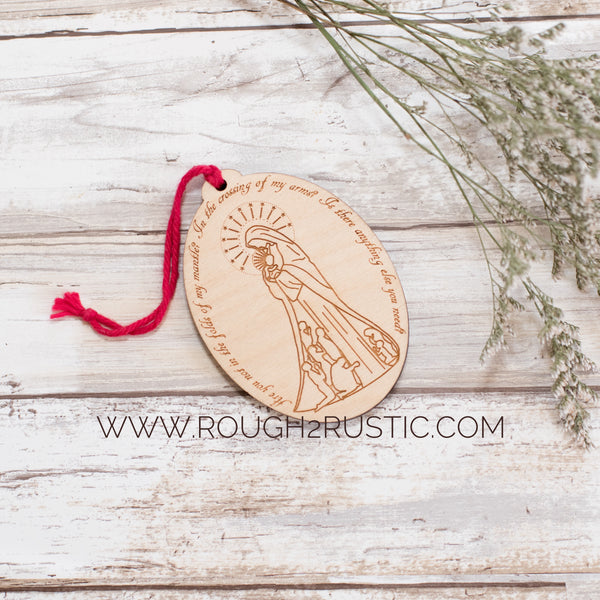 Set - Mary’s Mantle  AND Wait in Joyful Hope Ornaments