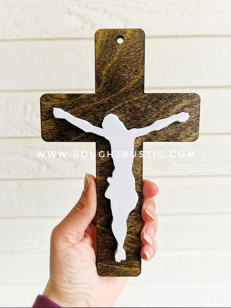 8 Inch Wall Crucifix