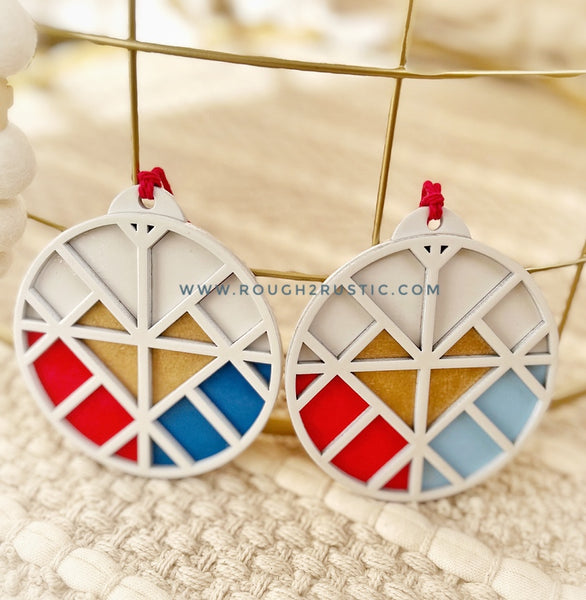 Divine Mercy Mosaic Ornament