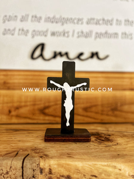 5.5 Inch Standing Traditional Style Crucifix