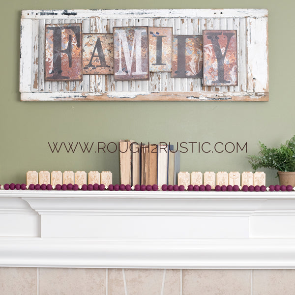 Engraved Shelf Display Stations of the Cross