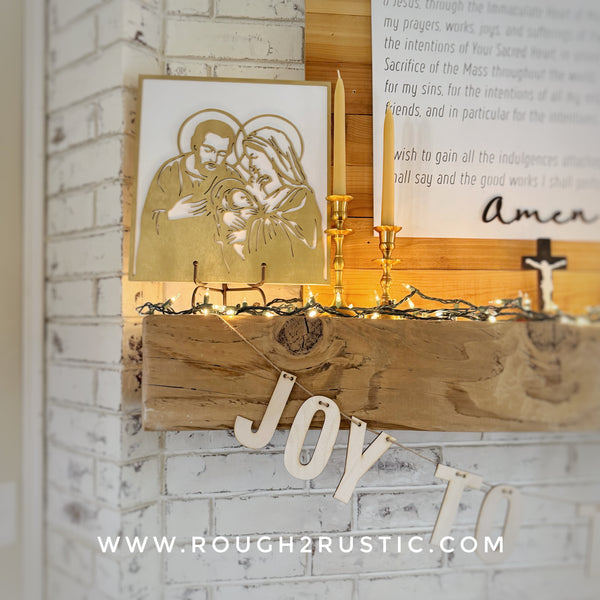 Wood Nativity Portrait 3