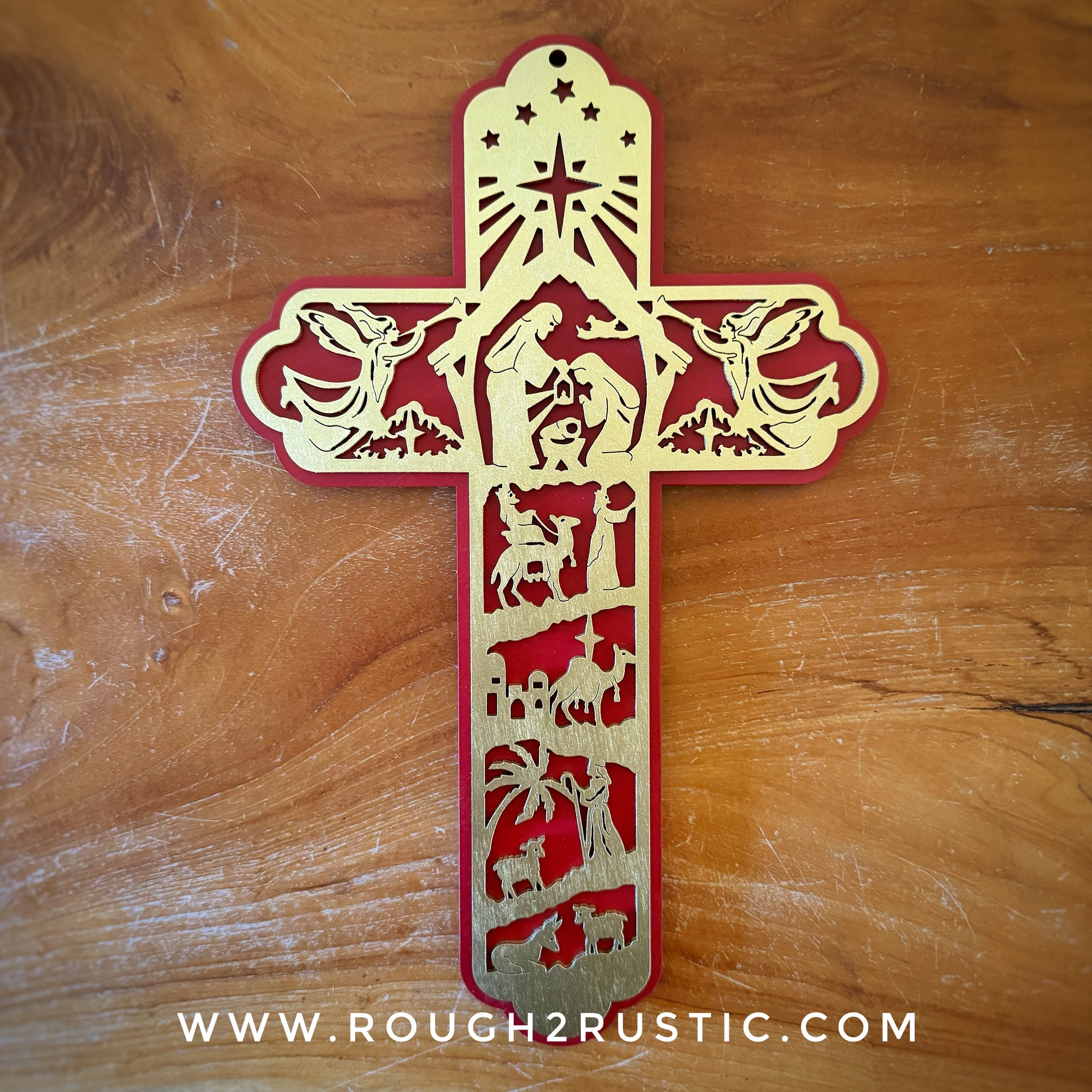 12.5 Inch Nativity Cross