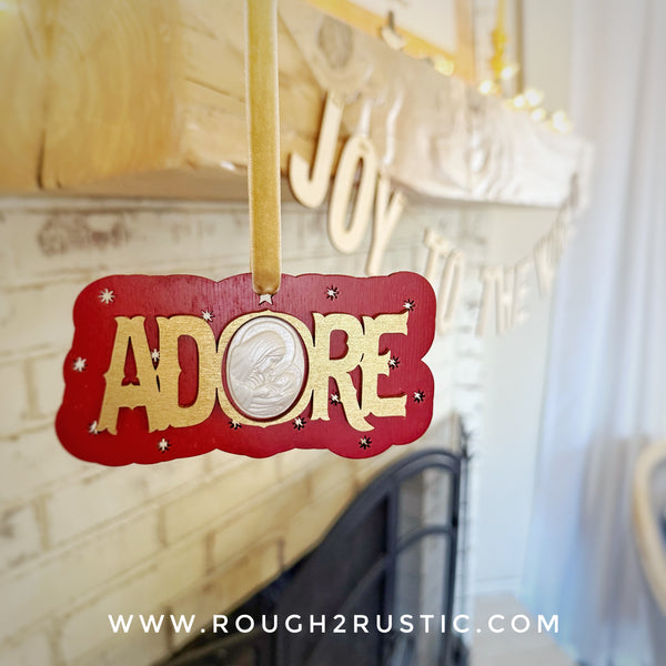 ADORE Intaglio Ornament