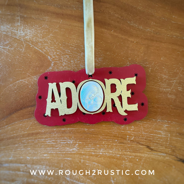 ADORE Intaglio Ornament