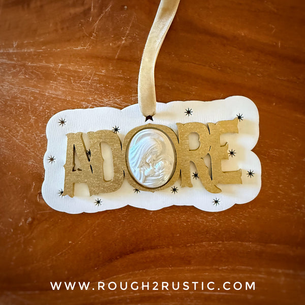 ADORE Intaglio Ornament