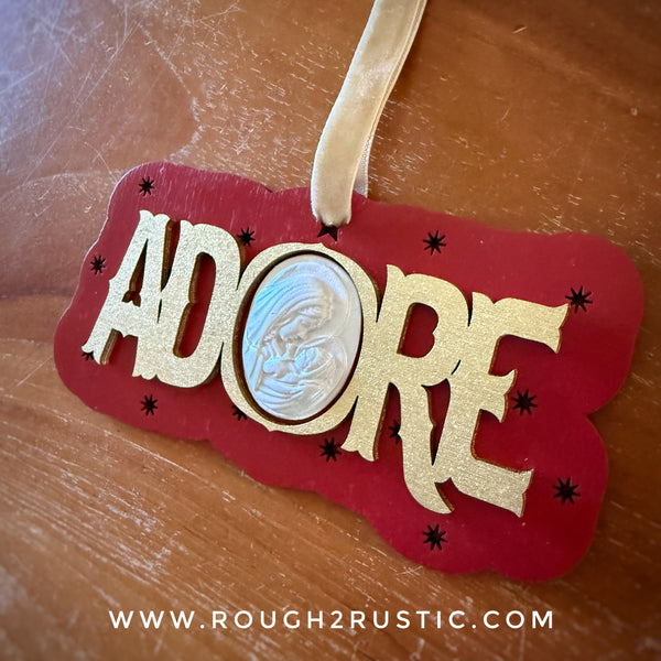 ADORE Intaglio Ornament