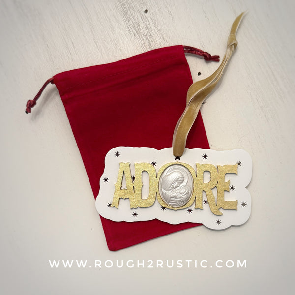 ADORE Intaglio Ornament