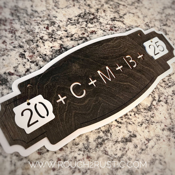 *PREORDER* Epiphany Home Blessing Sign Layered Vintage Style