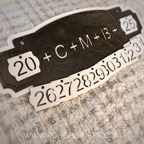 *PREORDER* Epiphany Home Blessing Sign Layered Vintage Style