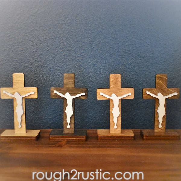 5.5 Inch Standing Traditional Style Crucifix