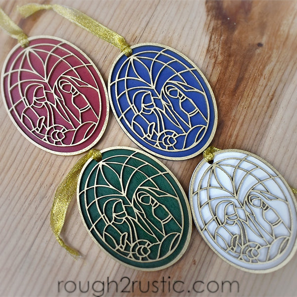 Holy Family Ornament Set