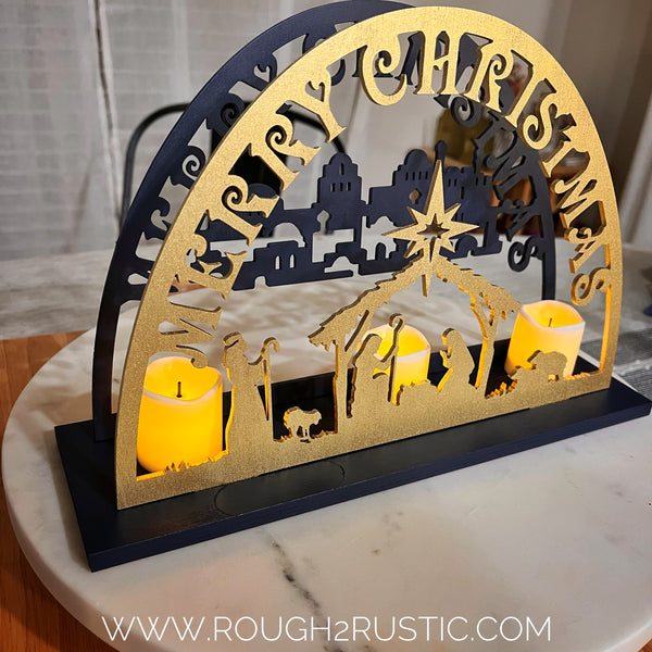 Merry Christmas Center Piece