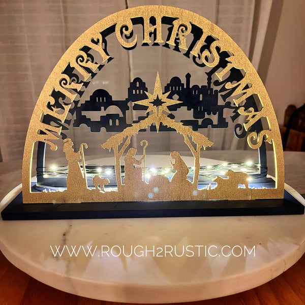 Merry Christmas Center Piece