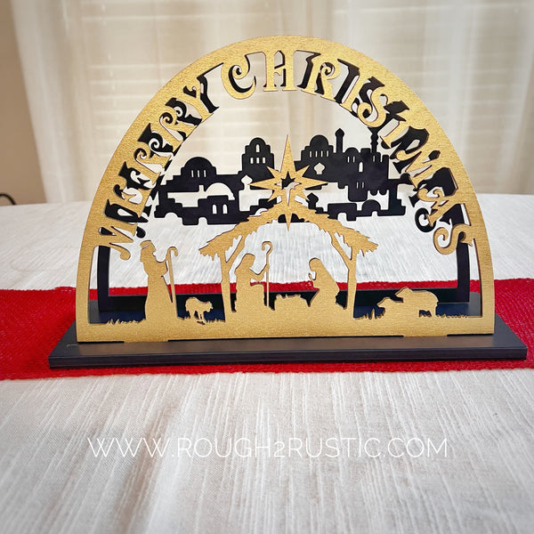 Merry Christmas Center Piece