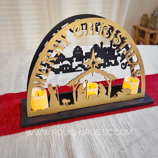 Merry Christmas Center Piece