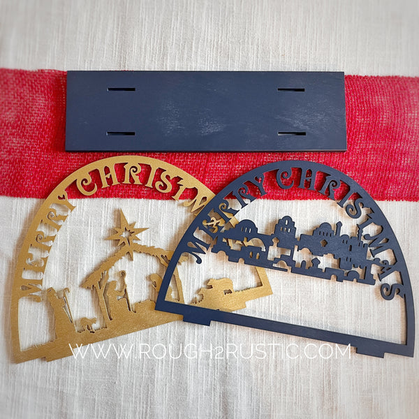 Merry Christmas Center Piece