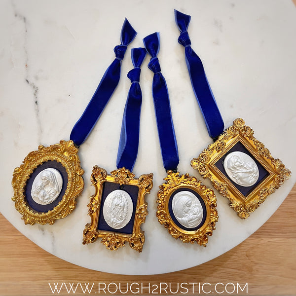 Gold Framed Intaglio Ornaments