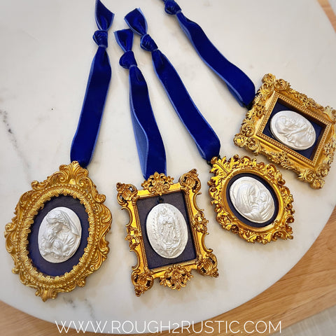 Preorder…Gold Framed Intaglio Ornaments