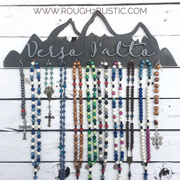 Simple and Light-Weight Verso l'alto Rosary Hanger