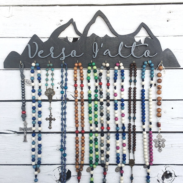 Simple and Light-Weight Verso l'alto Rosary Hanger