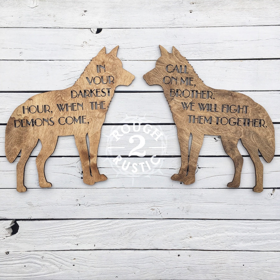 "Brother" Wolves Set