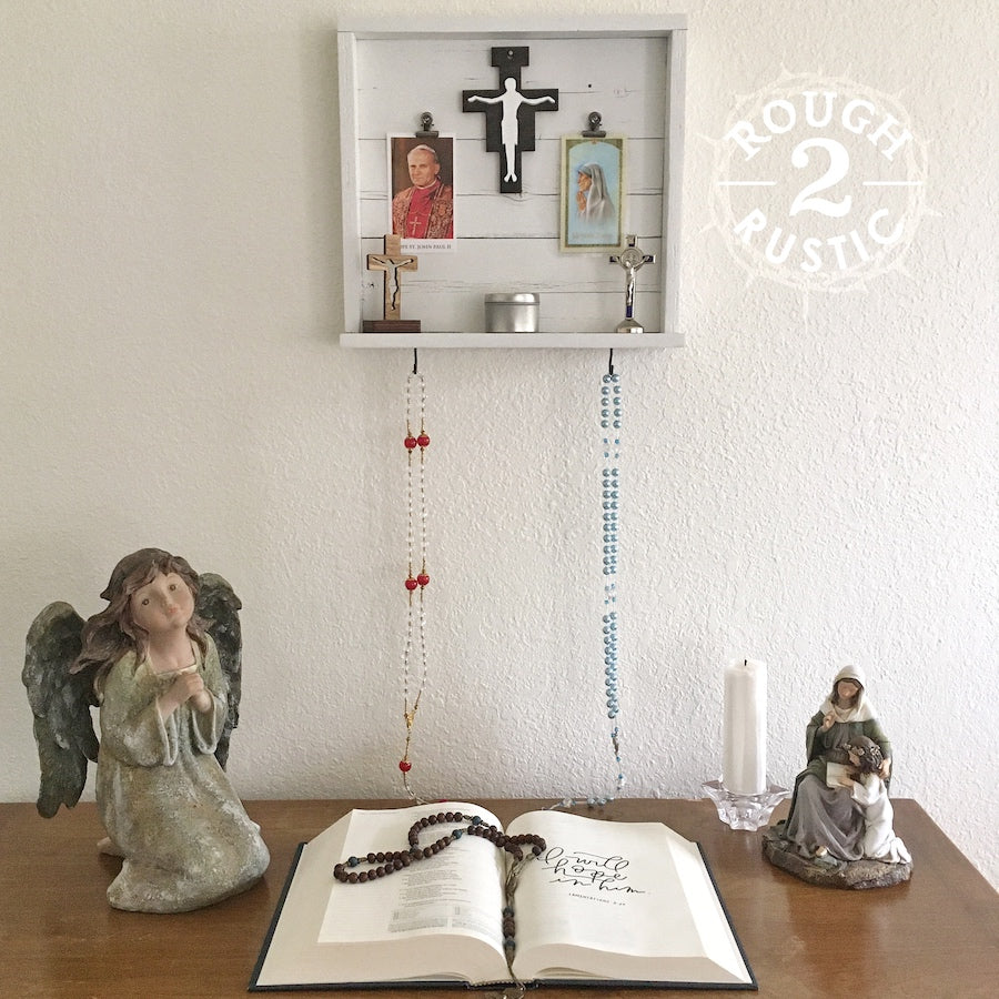 White Prayer Space Altar