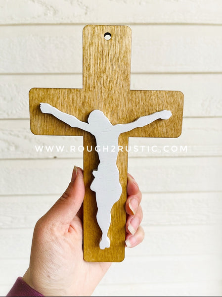 8 Inch Wall Crucifix