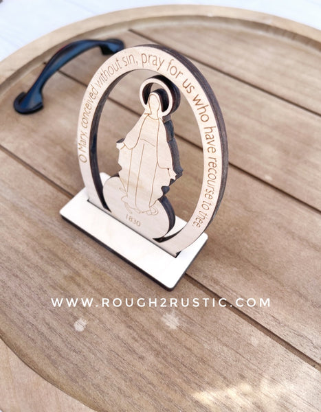Standing Miraculous Medal Mary