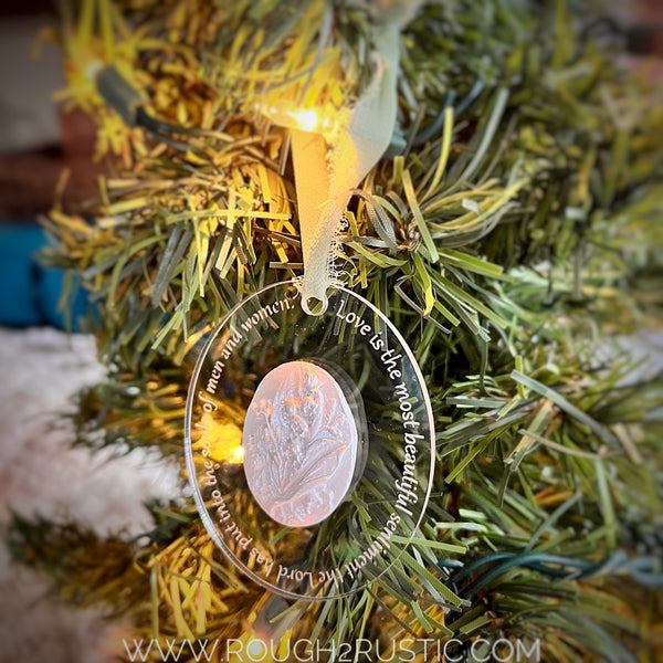 St. Gianna Ornament with Lily of the Valley