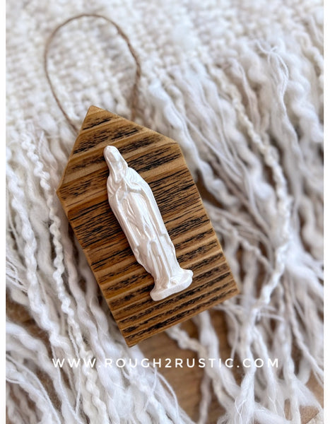 Mini Mary Shrine Ornament