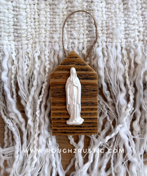 Mini Mary Shrine Ornament