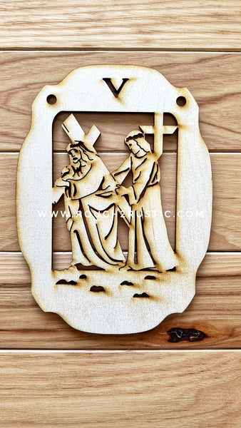 Imperfect Garland-Style 14 Stations of the Cross
